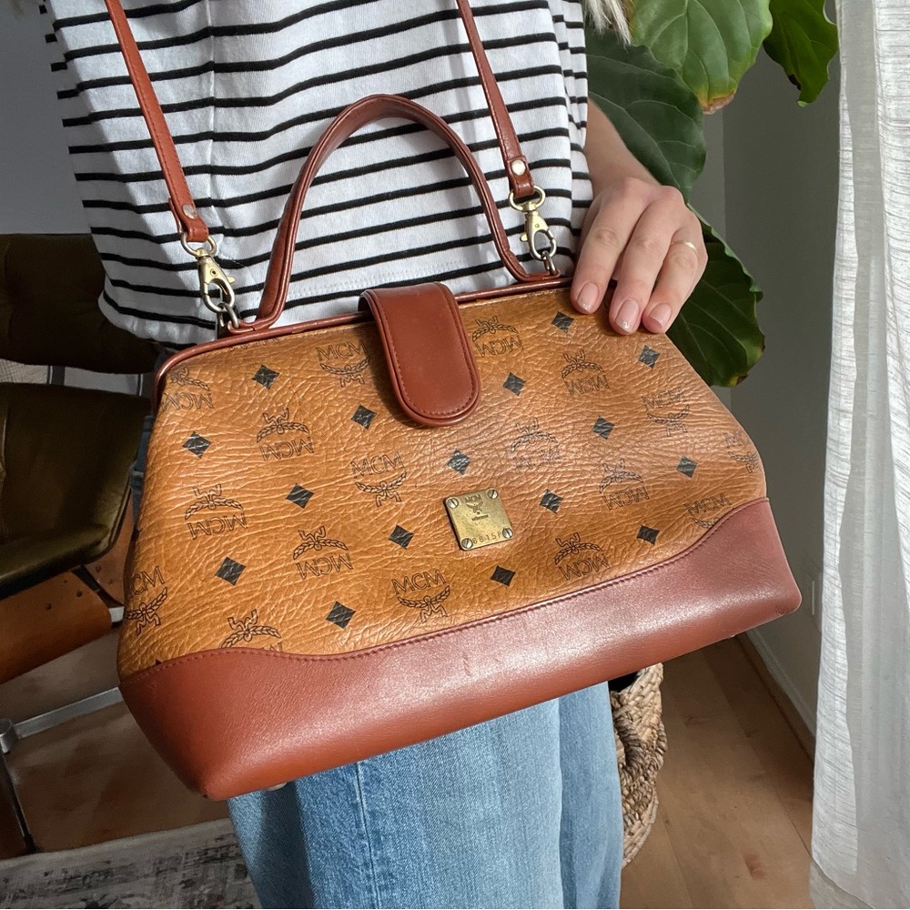 MCM Rare Vintage Bowler Handbag